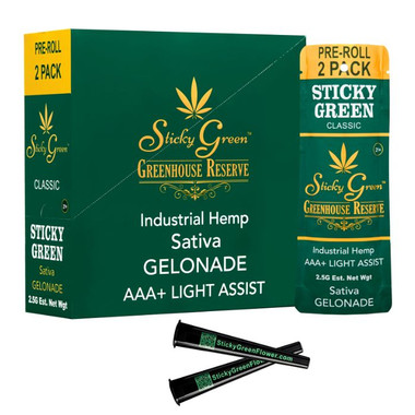 Sticky Green Greenhouse Reserve THC-A Pre Rolls 2.5G