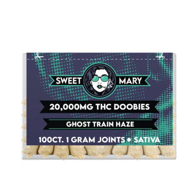 Sweet Mary Delta 8 Joints Doobie Jar 1G