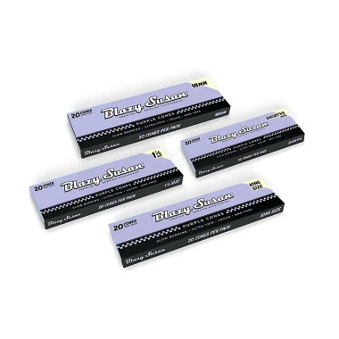 Blazy Susan Purple Pre Rolled Cones 20ct