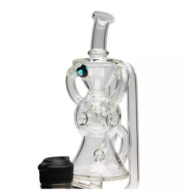 Roots Glass 7″ Exosphere Recycler Puffco Top