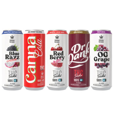 Sticky Green THC Soda