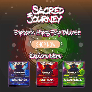 Sacred Mushroom Hippy Flips  Buy 2 Get 1 Free Intro Pack