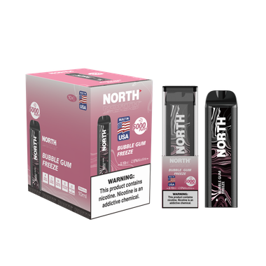 Bubble Gum Freeze NORTH 5K Disposable Vape (TX)