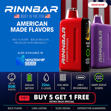 RinnBar 50K Disposable Intro Pack