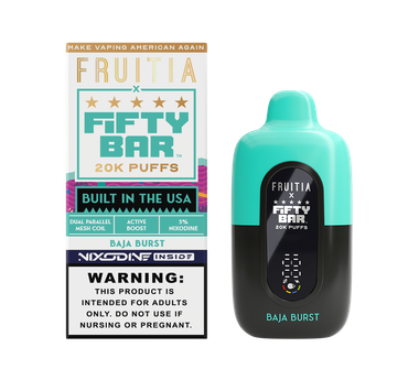 Fruitia x Fifty Bar Nixodine 20K Disposable