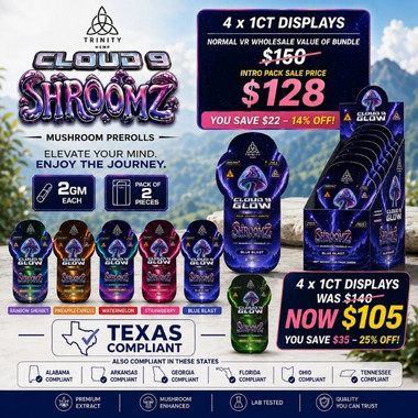 Cloud 9 Shroomz Mushroom Preroll Intro Pack