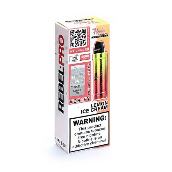 Hyde Rebel PRO Disposable Vape Pen - 5000 Puffs