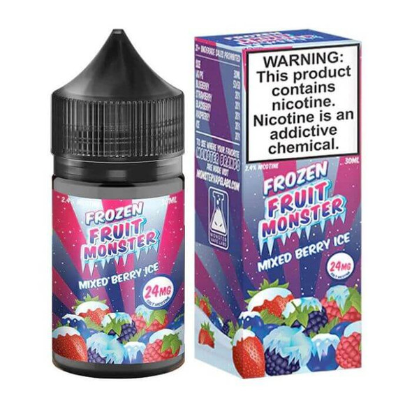 Mixed Berry Ice Tobacco Free Nicotine Salt Juice by Frozen Fruit Monster