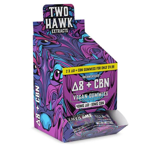 Two Hawk CBN - Delta 8 THC Gummies Dreamcatcher