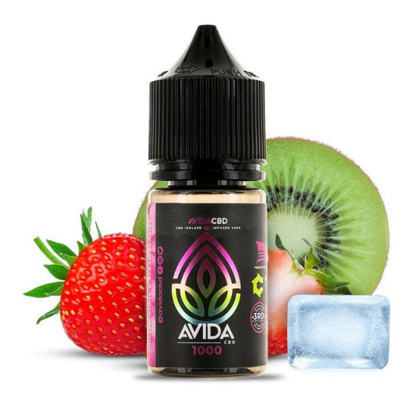 Chilled Kiwi Strawberry CBD Vape Juice by Avida CBD