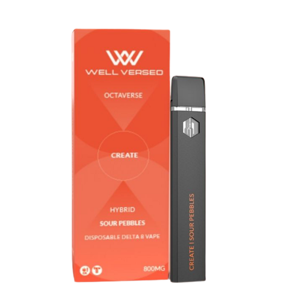 Create Octaverse Delta 8 Disposable Vape by Well Versed