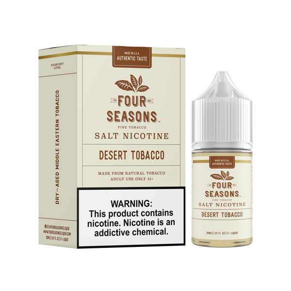 Desert Tobacco Nicotine Salt Juice by Four Seasons