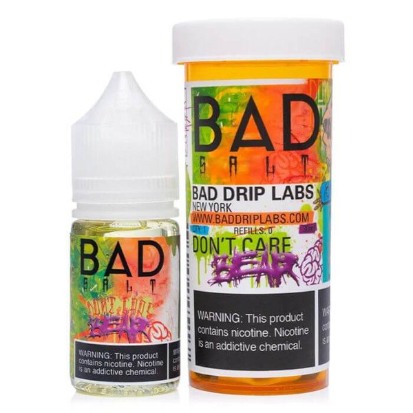 Don't Care Bear by Bad Drip Nicotine Salt eJuice