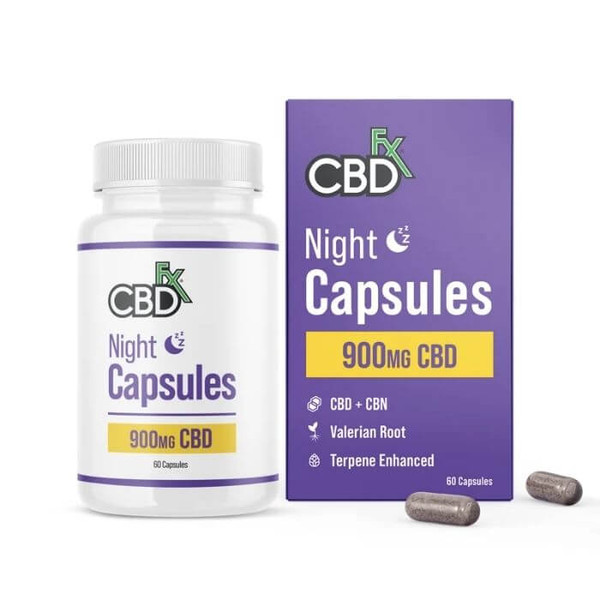 CBDfx Night Sleep Capsules CBDfx Night Sleep Capsules