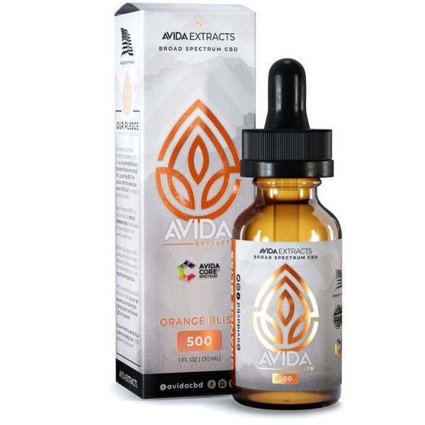 Orange Bliss CBD Oil Broad Spectrum by Avida CBD