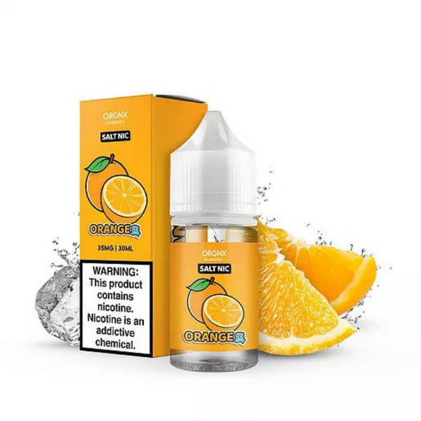 Orange Ice by Orgnx Nicotine Salt E-Liquid #1