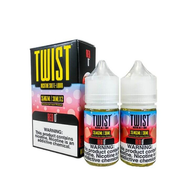 Red 0° Nicotine Salt by Twist E-Liquid