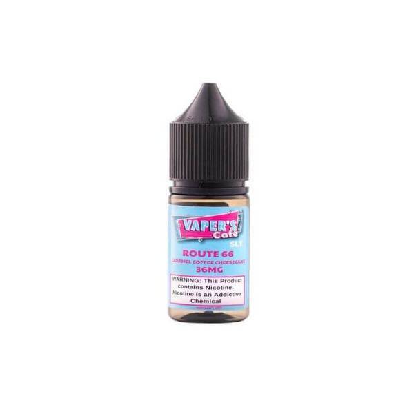 Route 66 Nicotine Salt by Vapers Cafe eJuice