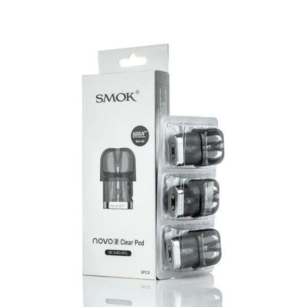 SMOK Novo 2 Clear Mesh Replacement Pod SMOK Novo 2 Clear Mesh Replacement Pod