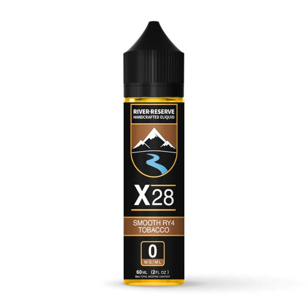 Smooth Tobacco X-28 E-Liquid by River Reserve.
