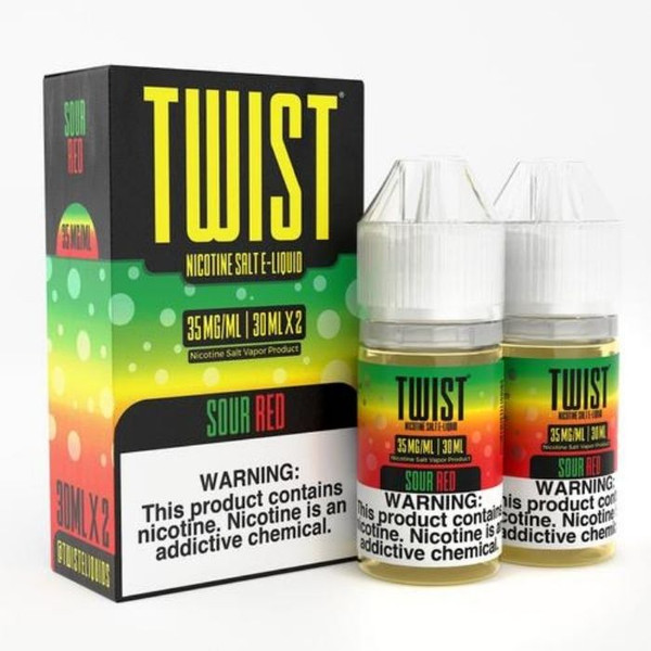 Sour Red (Sweet and Sour) Nicotine Salt by Twist E-Liquid