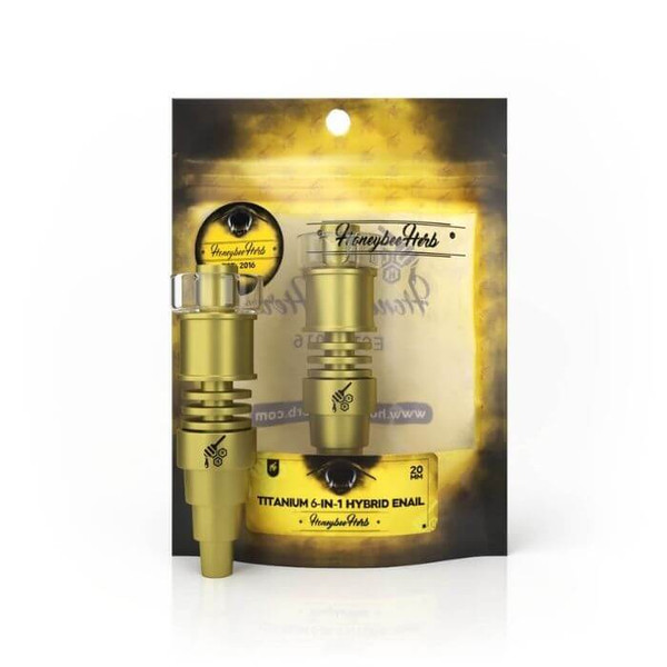 Titanium 6-In-1 Hybrid Enail by Honeybee Herb Titanium 6-In-1 Hybrid Enail by Honeybee Herb