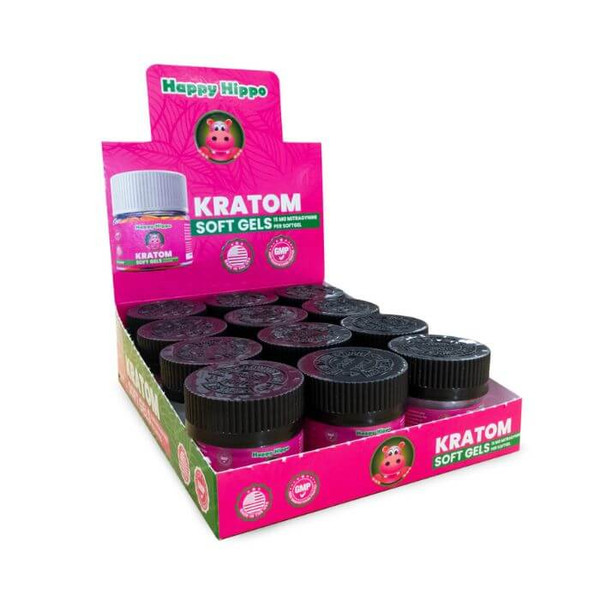 Happy Hippo Kratom Capsules Softgels