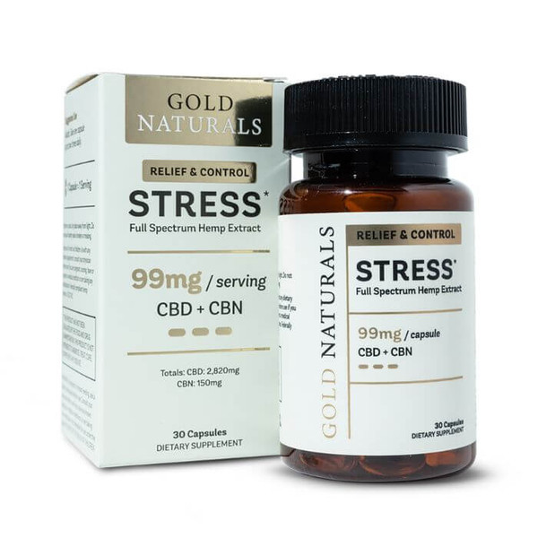 Gold Naturals CBD - CBN Pills Stres