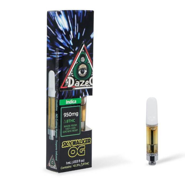 Dazed Delta 8 THC Cartridge 1G