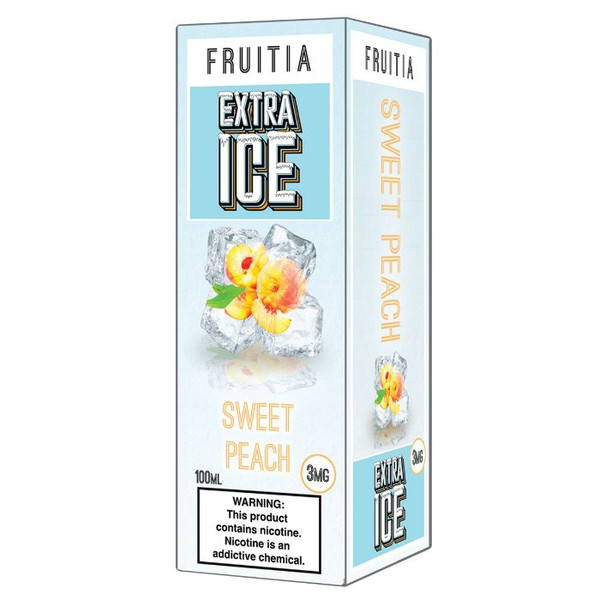 Sweet Peach E-Liquid by Fruitia Extra Ice