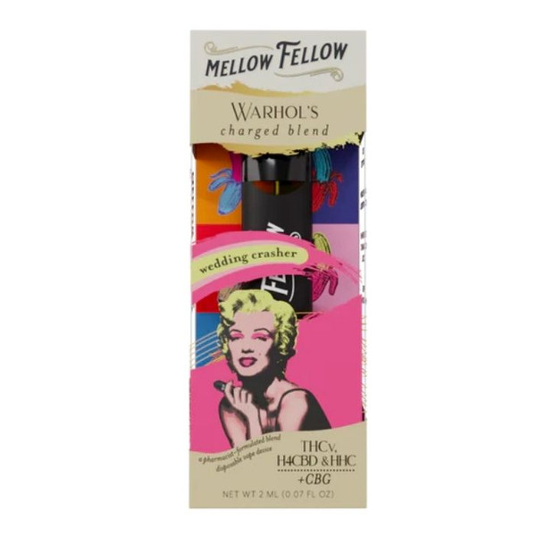 Mellow Fellow THCV - H4CBD - CBG - HHC Disposable Warhol’s Charged Blend