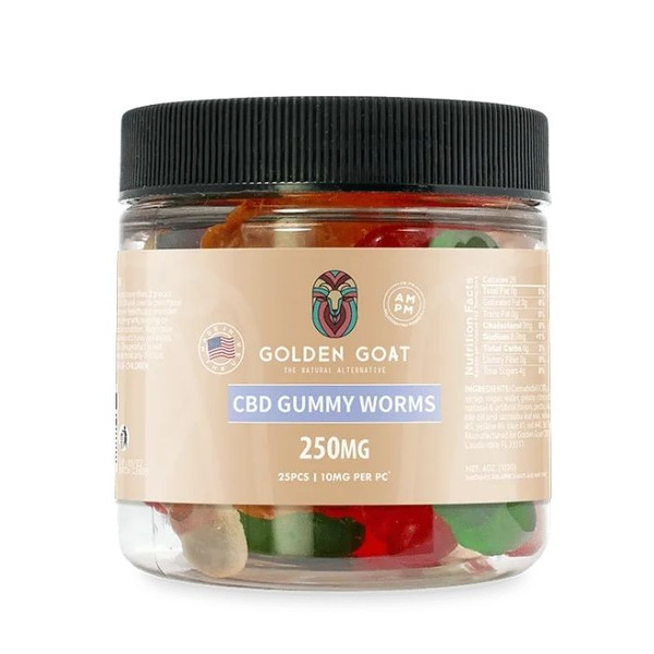 Golden Goat CBD Gummies Worms.