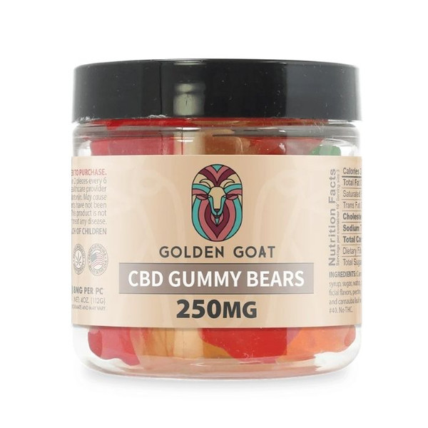 Golden Goat CBD Gummies Bears.