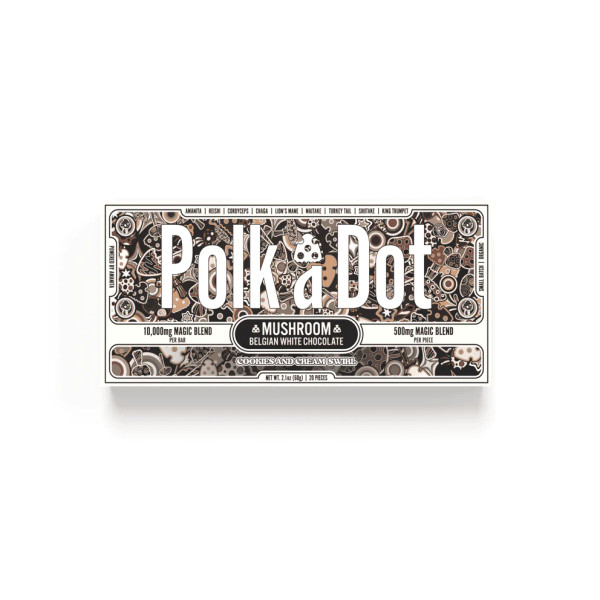 Amanita Muscaria Polkadot Chocolate Bar