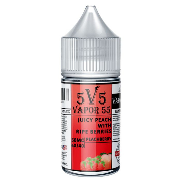 Peachberry Nicotine Salt by Vapor 55 Fruits