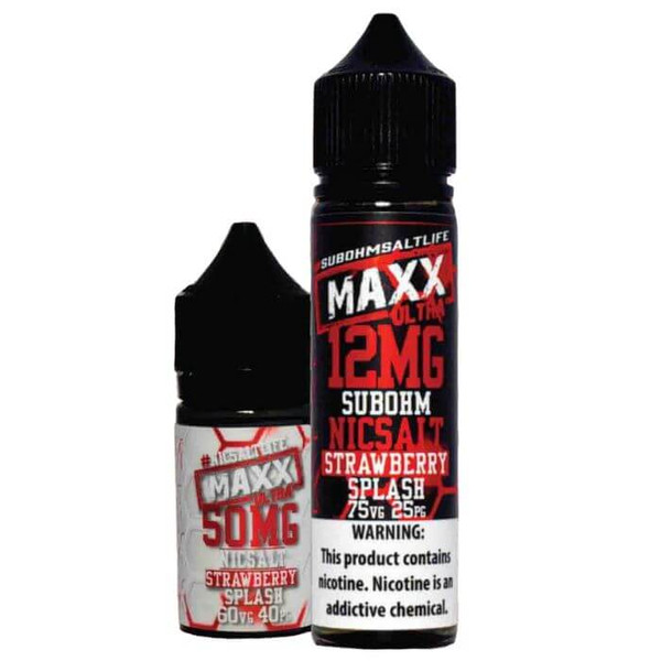 Strawberry Splash E-Liquid by Maxx Ultra