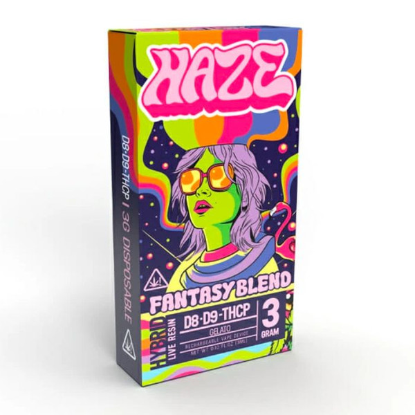 HAZE Fantasy Blend Delta 8 - 9 - THC-P Disposable 3G