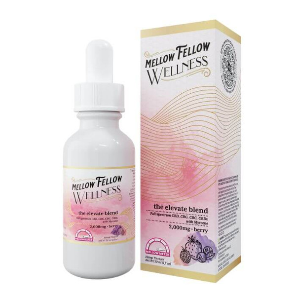 Mellow Fellow Elevate Blend CBDV - CBG - CBD - CBC Tincture