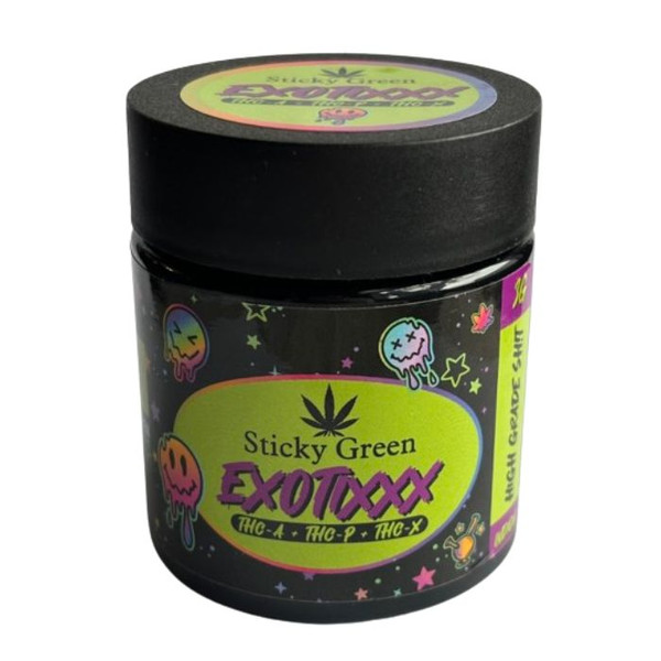 Sticky Green Exotixxx Flower