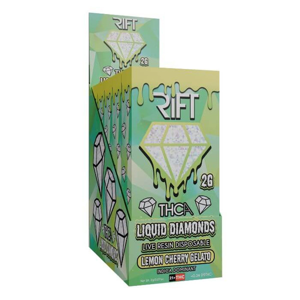 Rift Liquid Diamonds Live Resin THC-A Disposable Vape 2G
