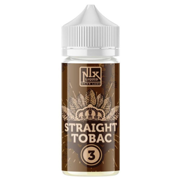 Straight Tobac Nixamide Liquid by NIX Liquids.