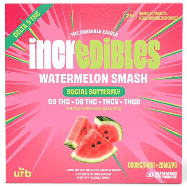 Urb Incredibles Social Butterfly Gummies