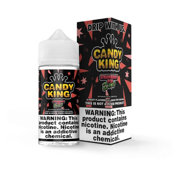 Strawberry Pop Drops E-Liquid by Candy King