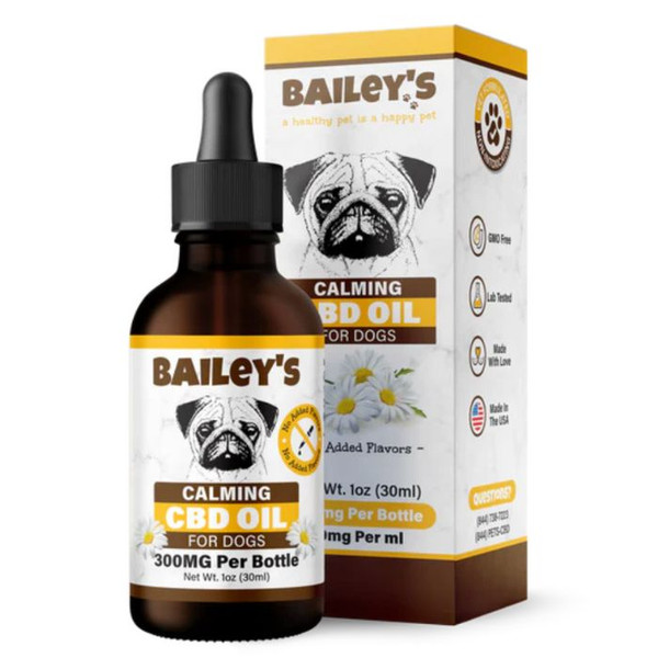 Bailey's Calming CBD Oil For Dogs Bailey's Calming CBD Oil For Dogs