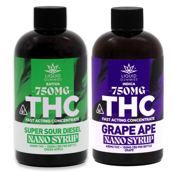 Liquid Brands THC-A Nano Syrup 750MG - 3 Pack Liquid Brands THC-A Nano Syrup 750MG - 3 Pack
