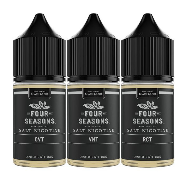 Four Seasons Black Label Nicotine Salts