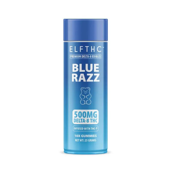 Blue Razz by ELF THC Delta 8 Gummies Blue Razz by ELF THC Delta 8 Gummies