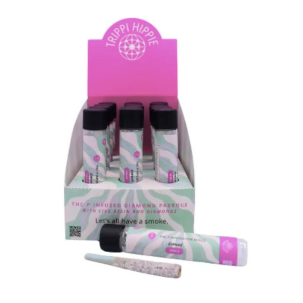 TRIPPI HIPPIE Infused Diamond THC-P Pre Roll 2.2G TRIPPI HIPPIE Infused Diamond THC-P Pre Roll 2.2G
