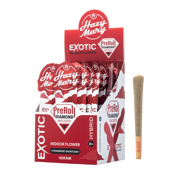 Hazy Mary Exotic Diamond Infused Pre Roll 40G
