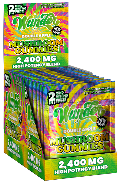 Wunder Gravity Feeders High Potency Entheogenic Mushroom Gummies